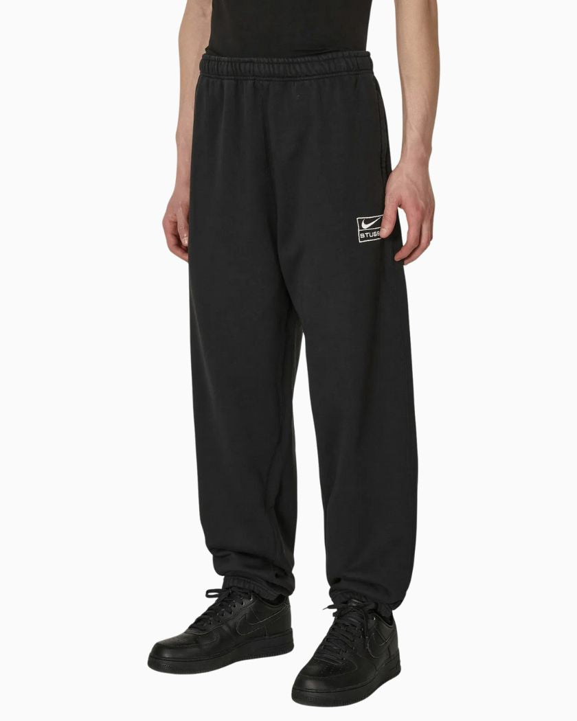 Nike x Stussy Stone Washed Fleece Sweatpants Black