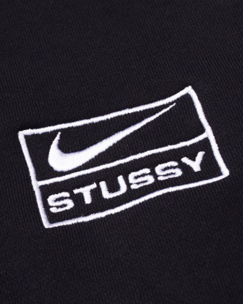 Nike x Stussy Stone Washed Fleece Sweatpants Black