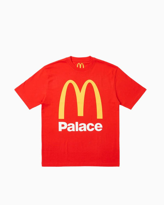 Palace x McDonald's Logo Red T-shirt