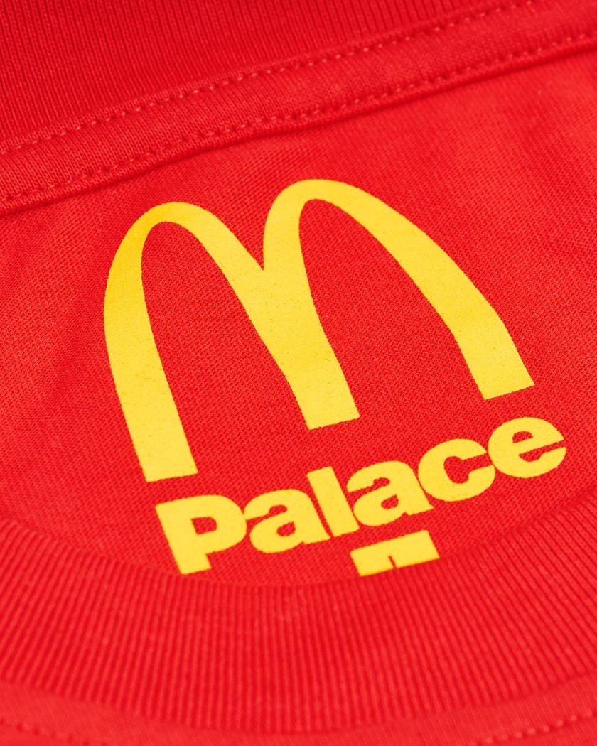 Palace x McDonald's Logo Red T-shirt