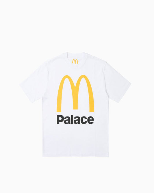 Palace x McDonald's Logo White T-shirt