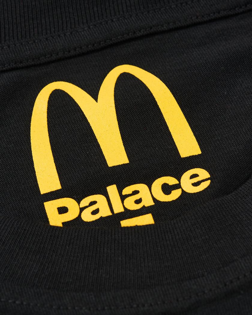 Palace x McDonald's Sign Black T-shirt