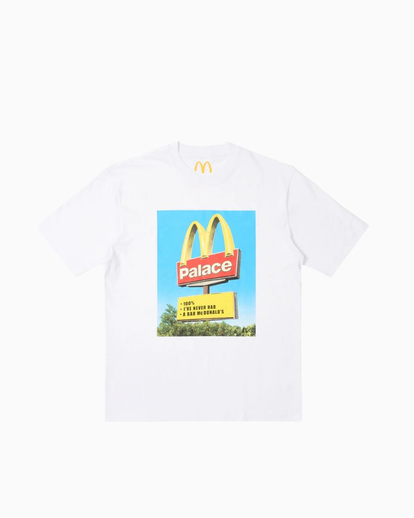 Palace x McDonald's Sign White T-shirt