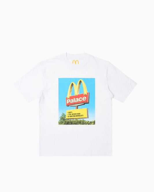 Palace x McDonald's Sign White T-shirt