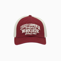 Stussy Low Profile Workgear Strapback Wine