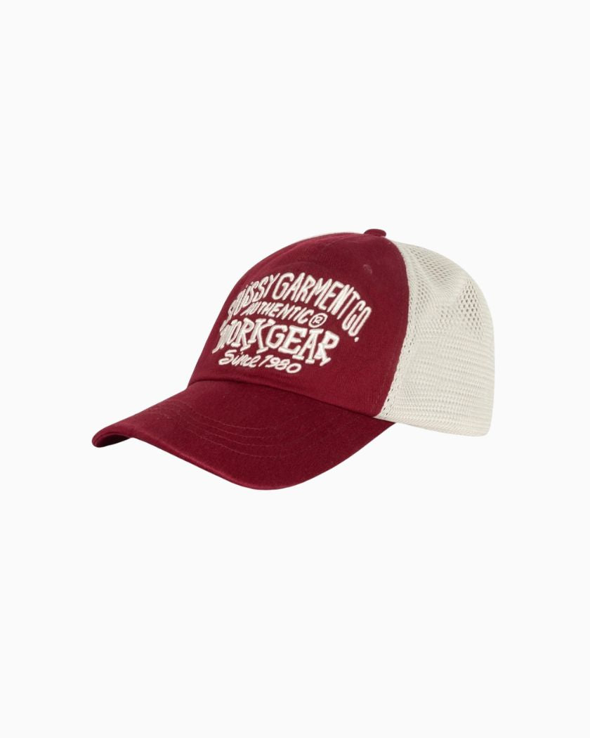 Stussy Low Profile Workgear Strapback Wine