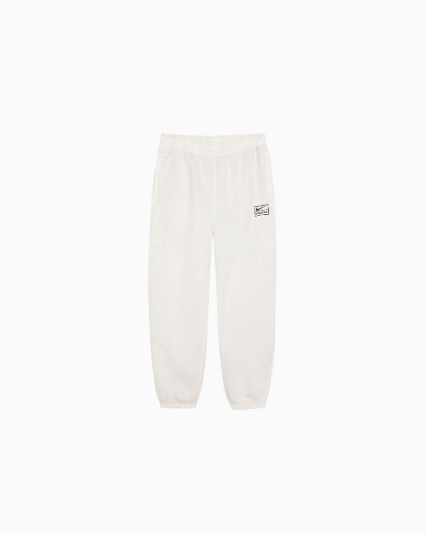 Stussy x Nike Pigment Dyed Fleece Pant Light Bone