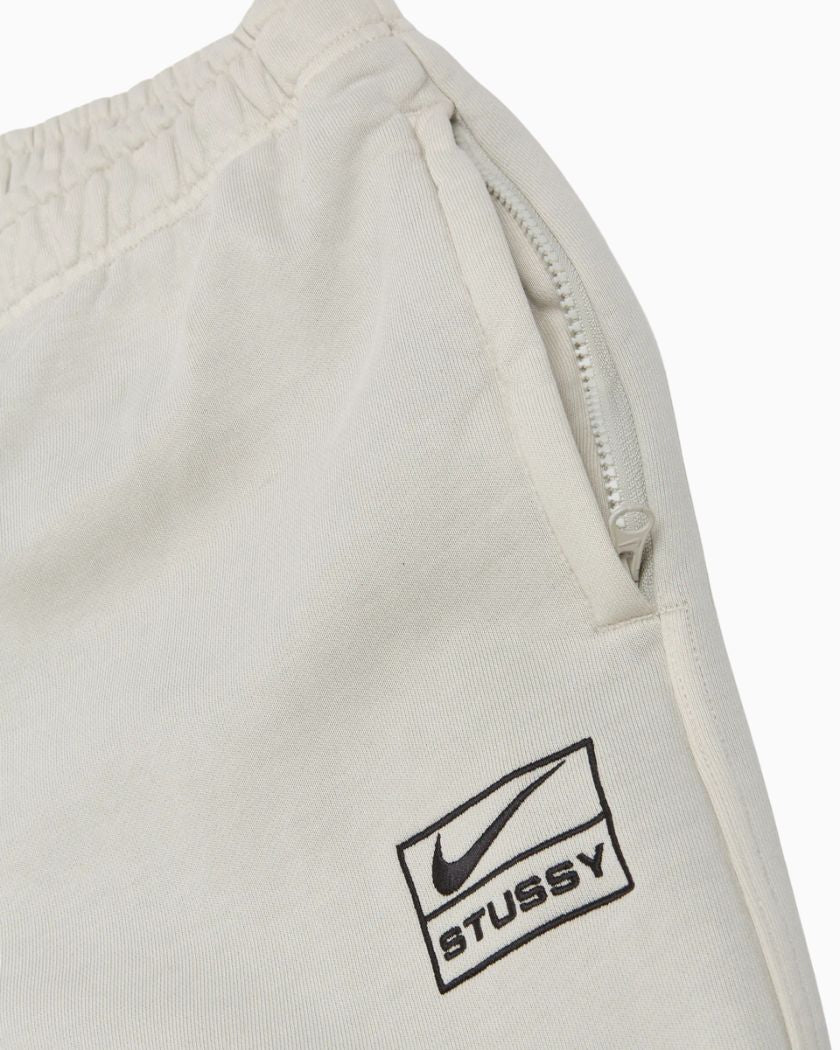 Stussy x Nike Pigment Dyed Fleece Pant Light Bone
