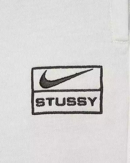 Stussy x Nike Pigment Dyed Fleece Pant Light Bone