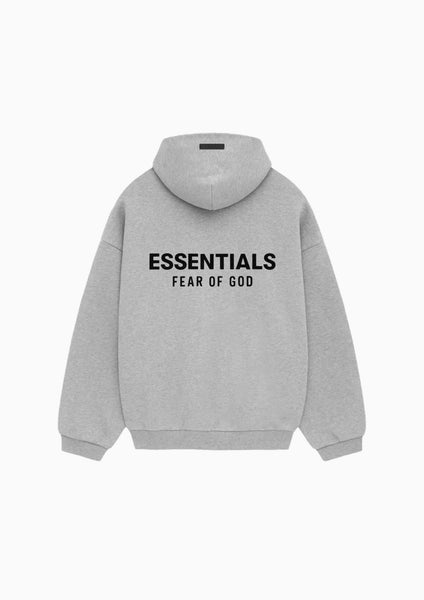 ESSENTIALS FEAR OF GOD フーディ グレー Fear of God Essentials Hoodie Fleece Light Heather Gray