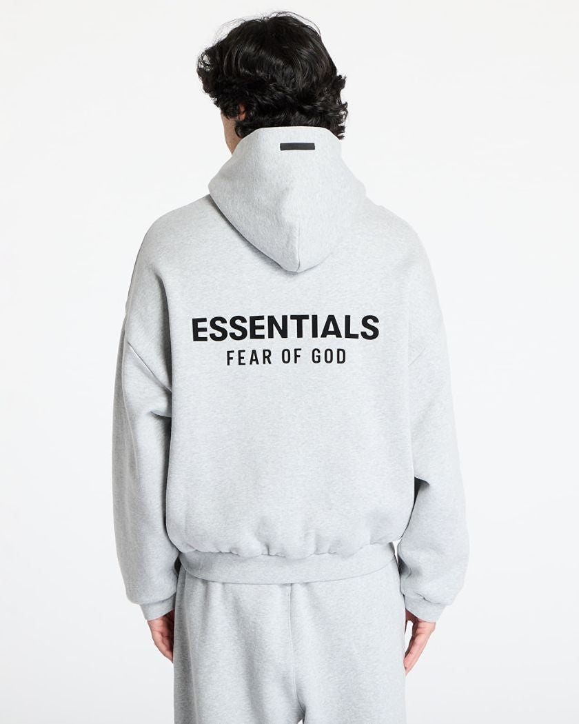 ESSENTIALS FEAR OF GOD フーディ グレー Fear of God Essentials Hoodie Fleece Light Heather Gray