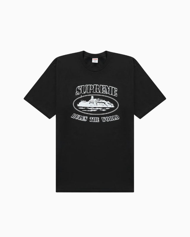 Supreme Corteiz Rules The World Tee Black