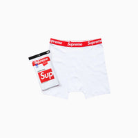 Supreme Hanes Boxer White ( 4 Pack )