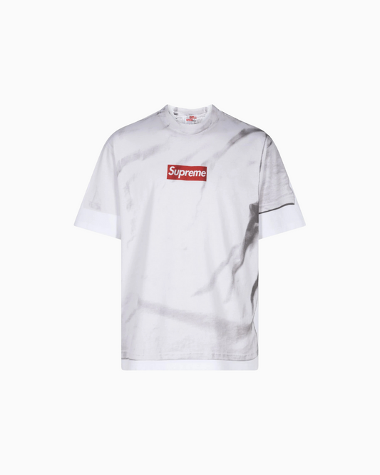 Supreme MM6 Maison Margiela Box Logo Tee White