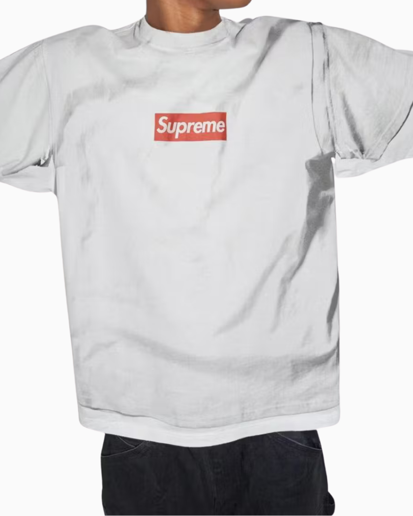 Supreme MM6 Maison Margiela Box Logo Tee White
