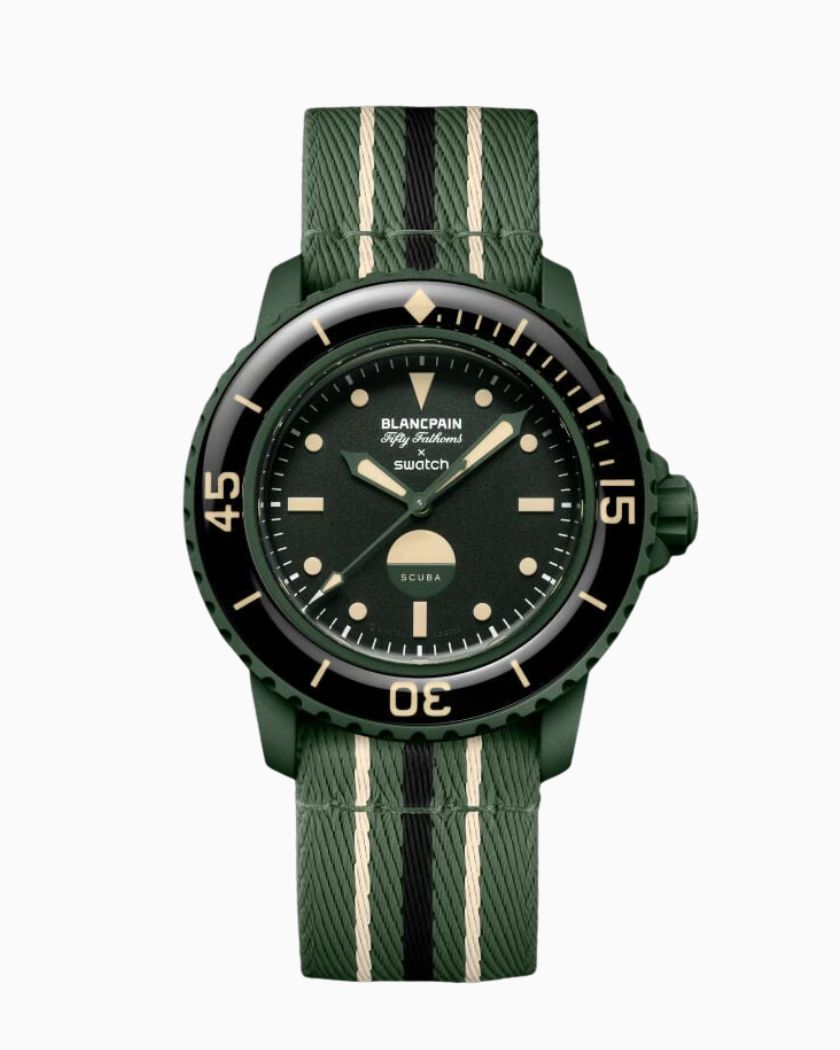 Swatch X Blancpain Fifty Fathoms Green Abyss