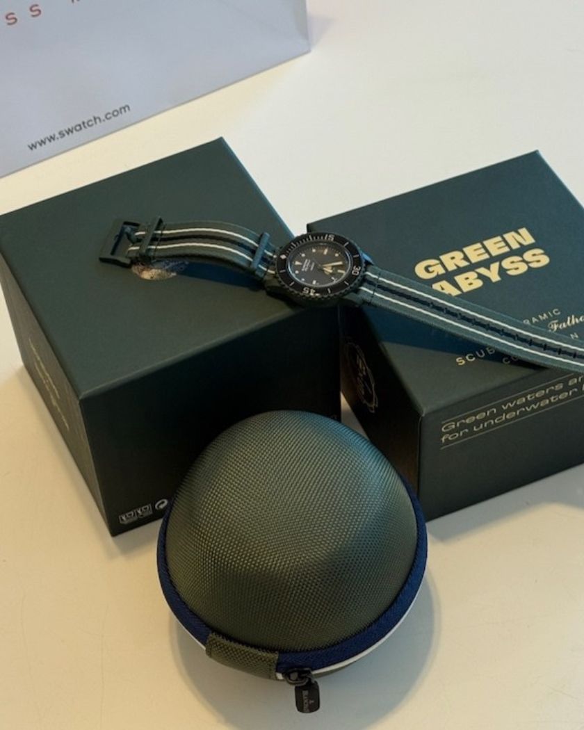 Swatch X Blancpain Fifty Fathoms Green Abyss