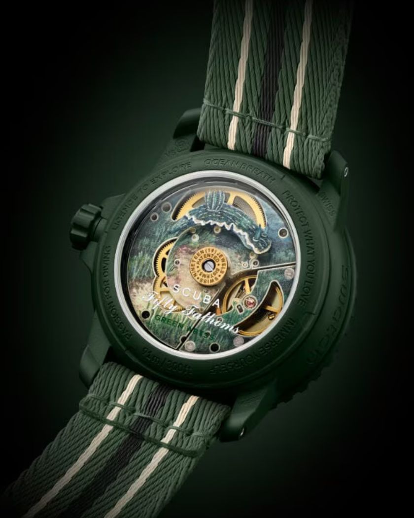 Swatch X Blancpain Fifty Fathoms Green Abyss