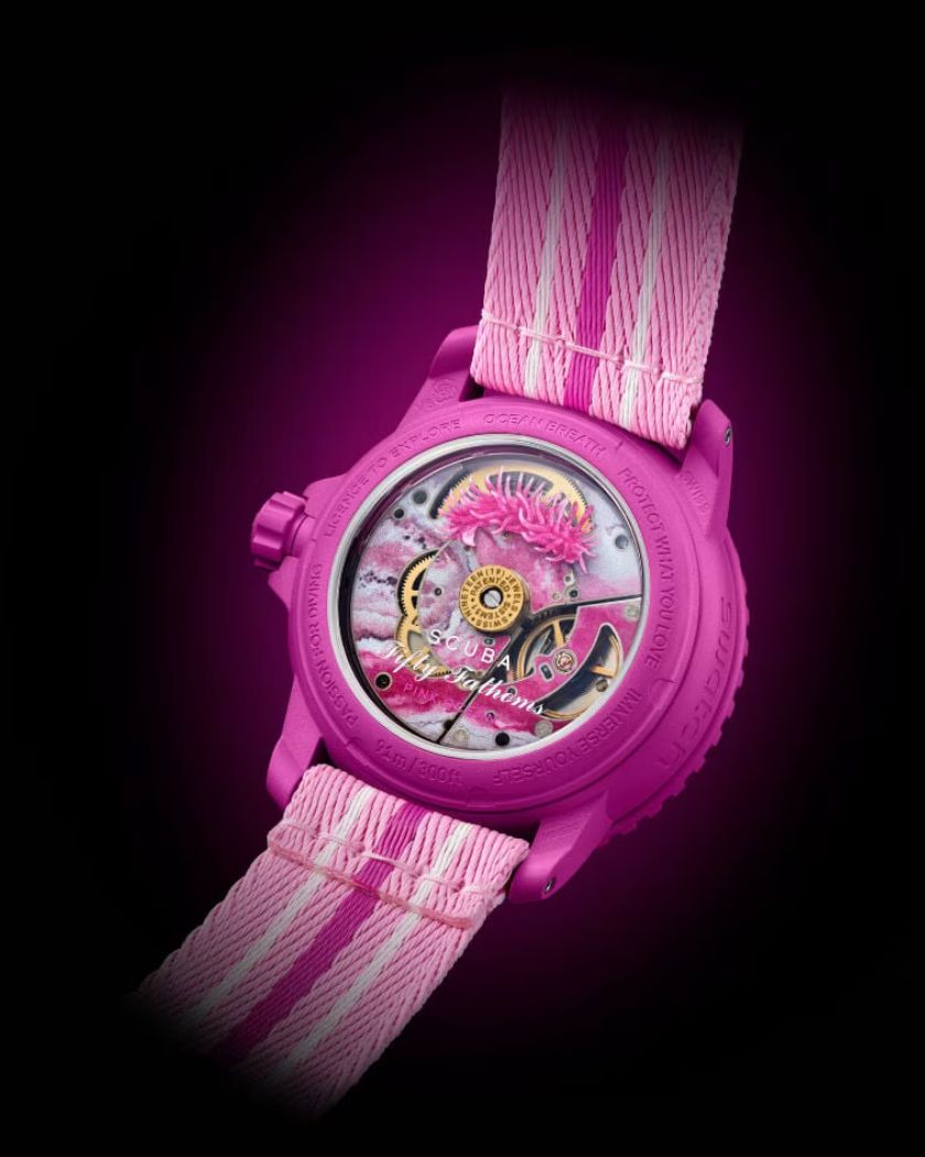 Swatch X Blancpain Fifty Fathoms Pink Ocean