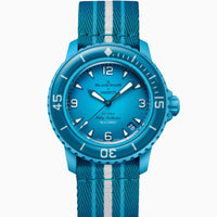 Swatch x Blancpain Fifty Fathoms Collection Blue Lagoon