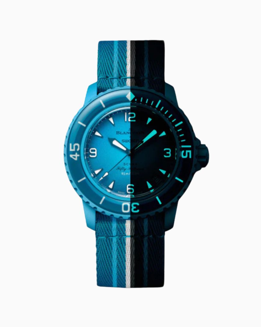 Swatch x Blancpain Fifty Fathoms Collection Blue Lagoon