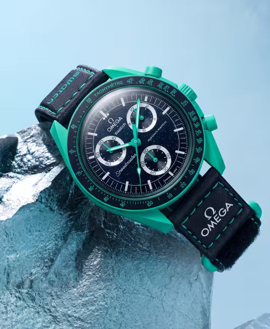 Swatch x Omega Bioceramic Moonswatch Mission on Earth - Polar Lights