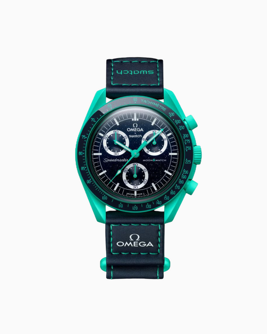 Swatch x Omega Bioceramic Moonswatch Mission on Earth - Polar Lights