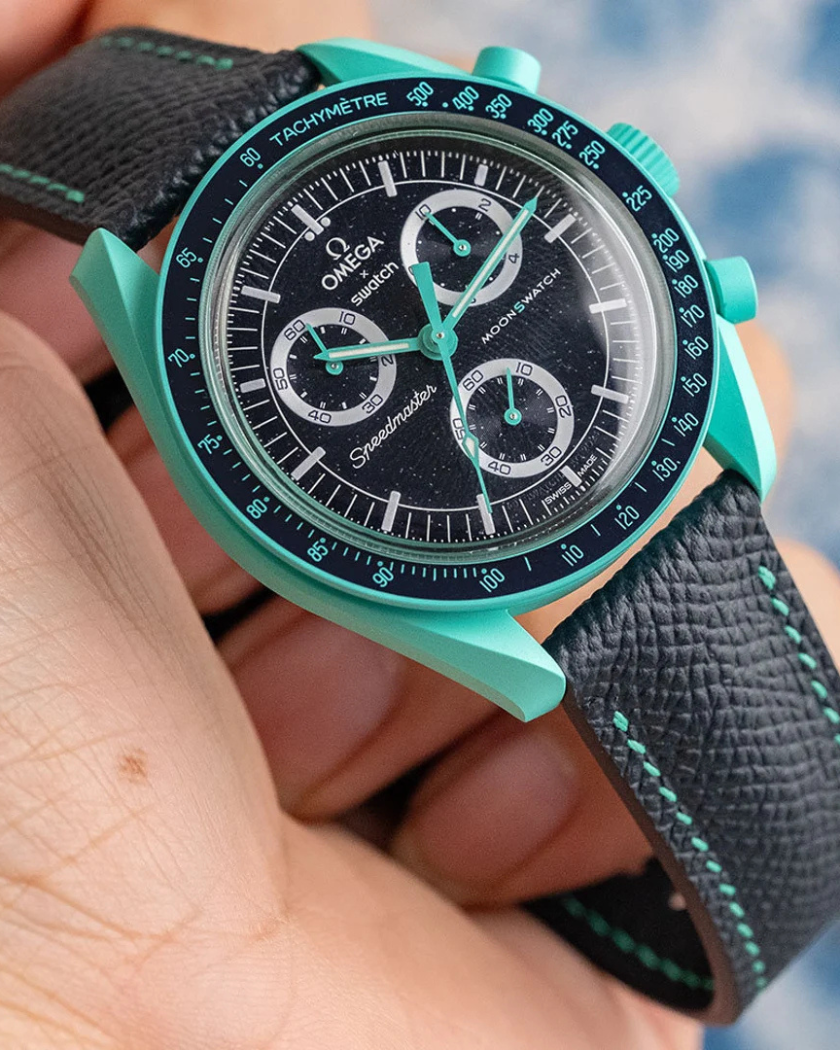 Swatch x Omega Bioceramic Moonswatch Mission on Earth - Polar Lights