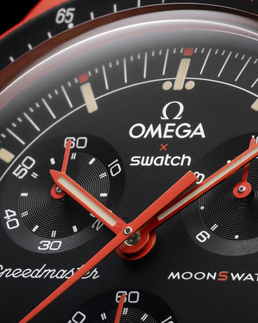 Swatch x Omega Bioceramic Moonswatch Mission on Earth - Lava