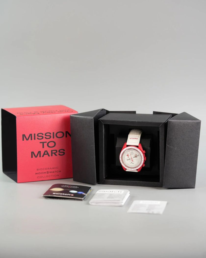 Swatch x Omega Bioceramic Moonswatch Mission to Mars
