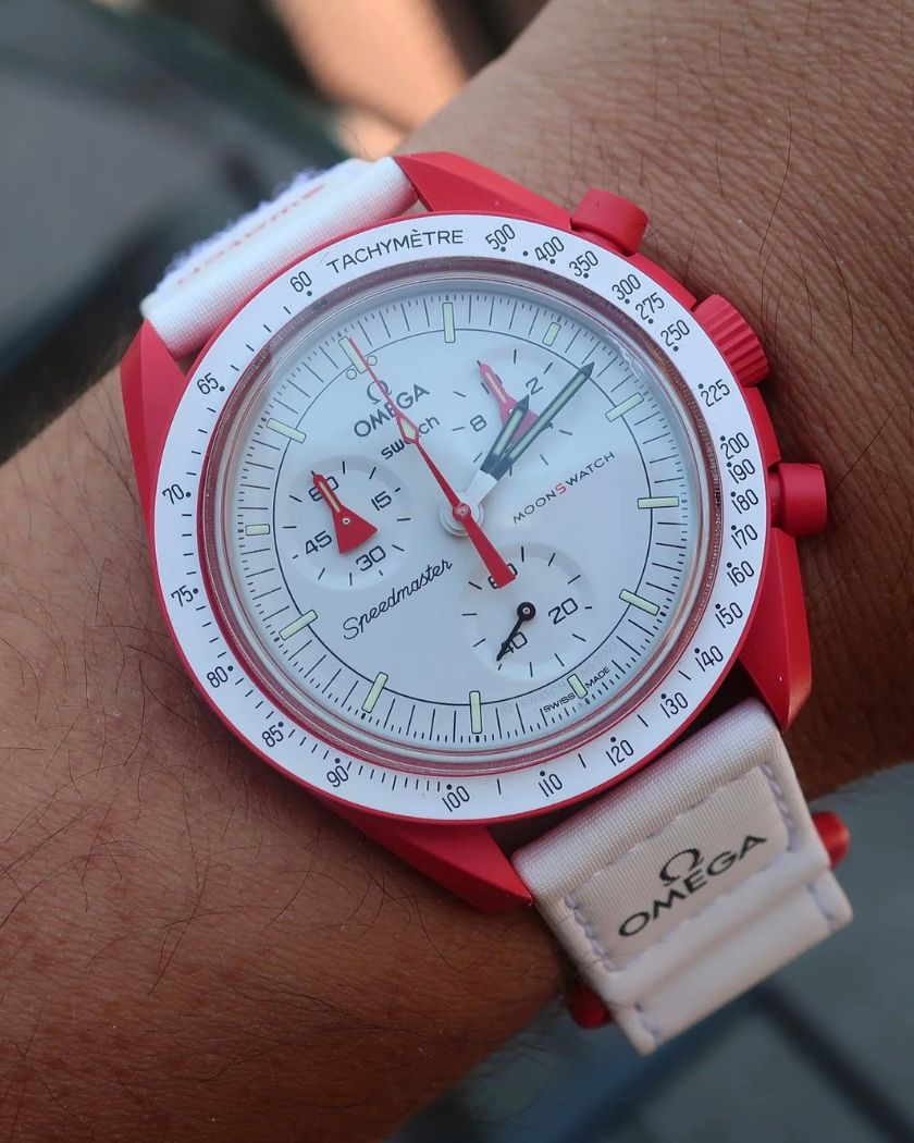 Swatch x Omega Bioceramic Moonswatch Mission to Mars