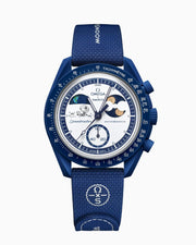 Swatch x Omega Bioceramic Moonswatch Mission To Earthphase Moonshine Snoopy Gold - SO33N702L