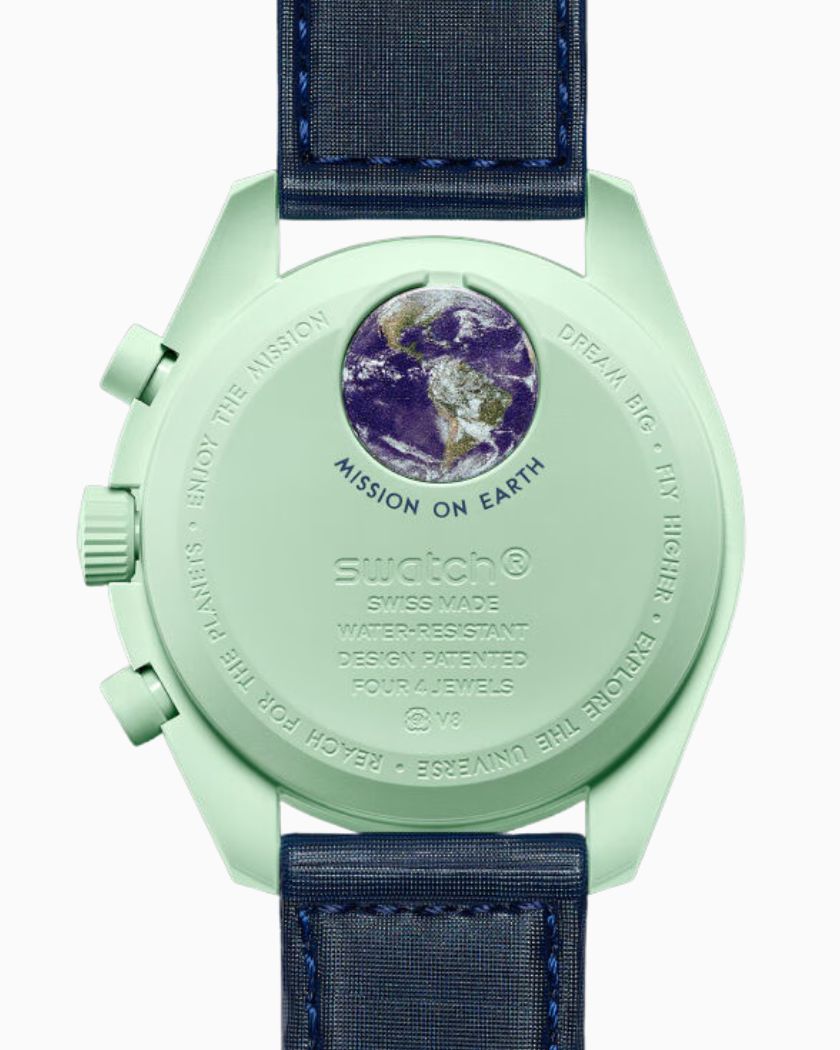 Swatch x Omega Bioceramic Moonswatch Mission to Earth