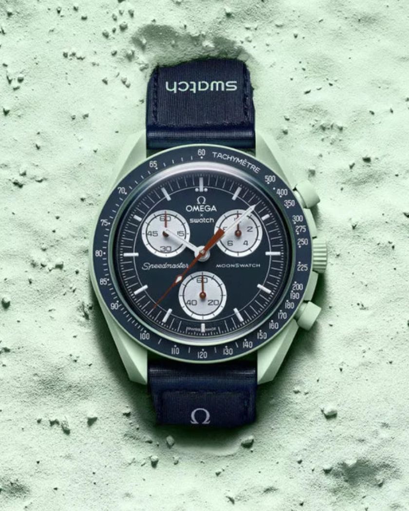 Swatch x Omega Bioceramic Moonswatch Mission to Earth