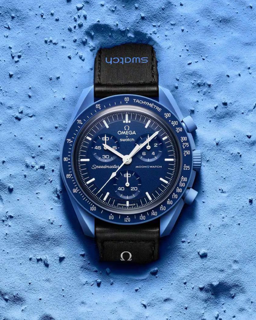 Swatch x Omega Bioceramic Moonswatch Mission to Neptune