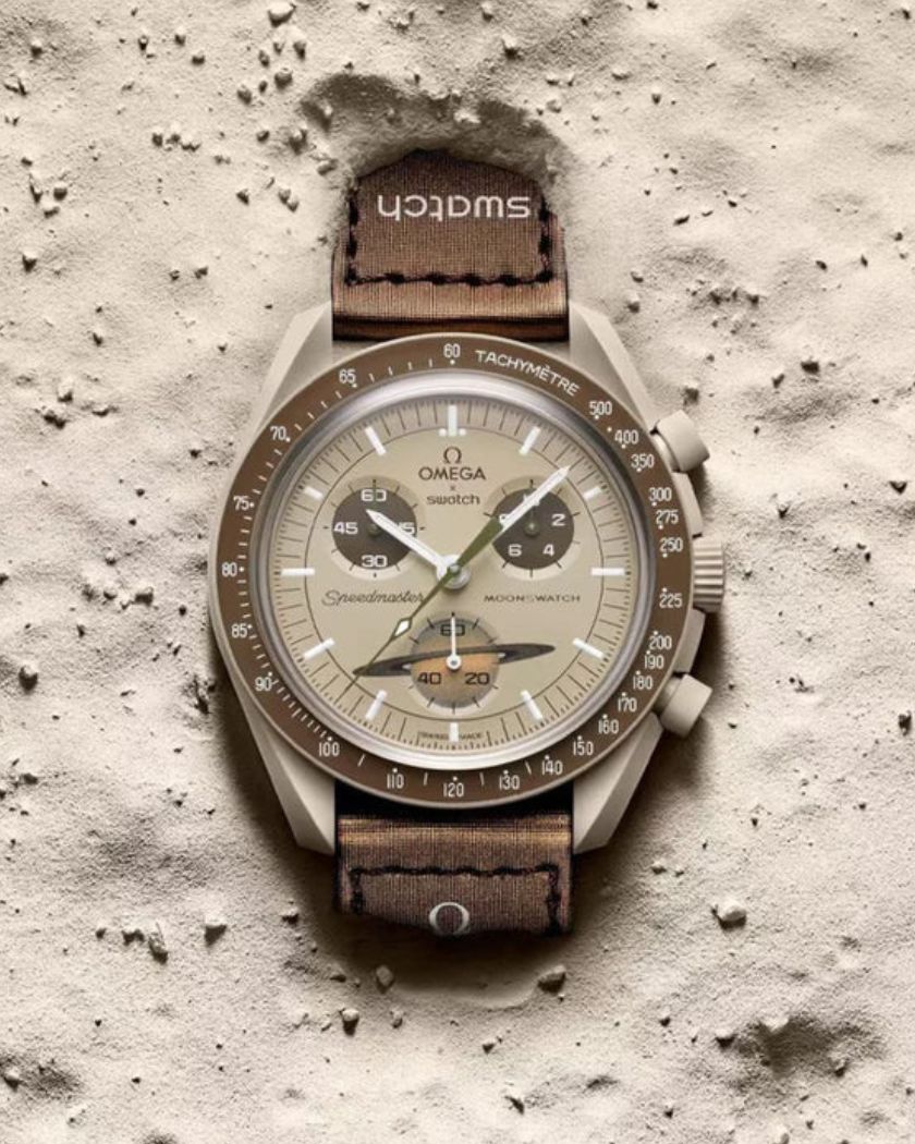 Swatch x Omega Bioceramic Moonswatch Mission to Saturn