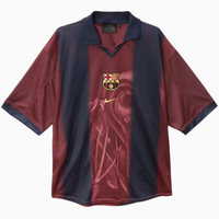 Travis Scott x Nike x FC Barcelona Retro 2000/01 Home Skeleton Multicolor Football Shirt