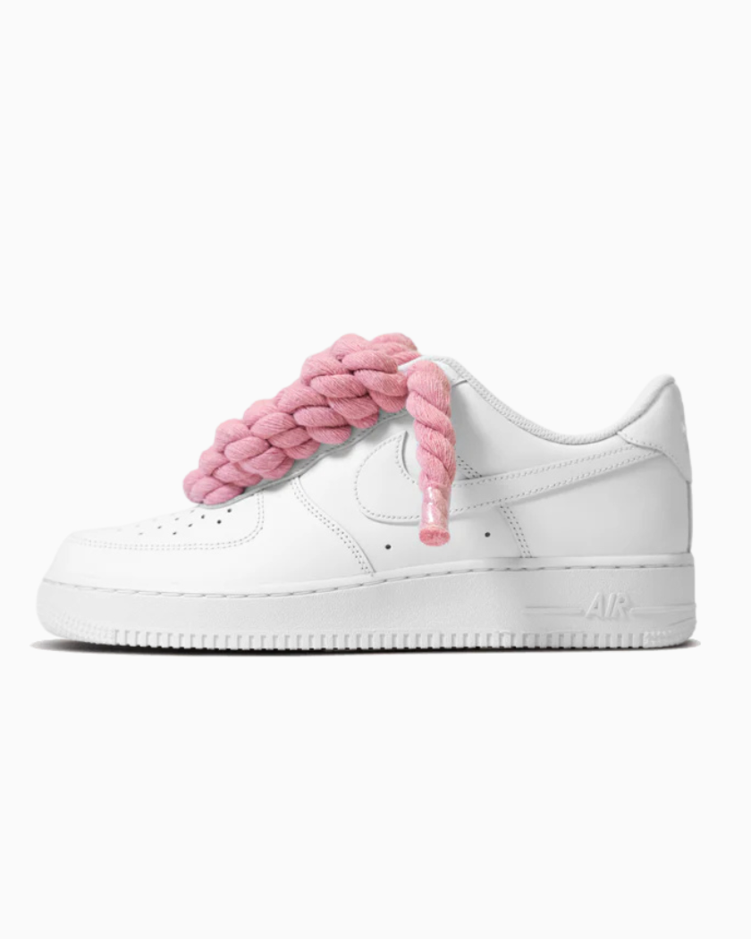 Nike Air Force 1 Rope Laces Pink