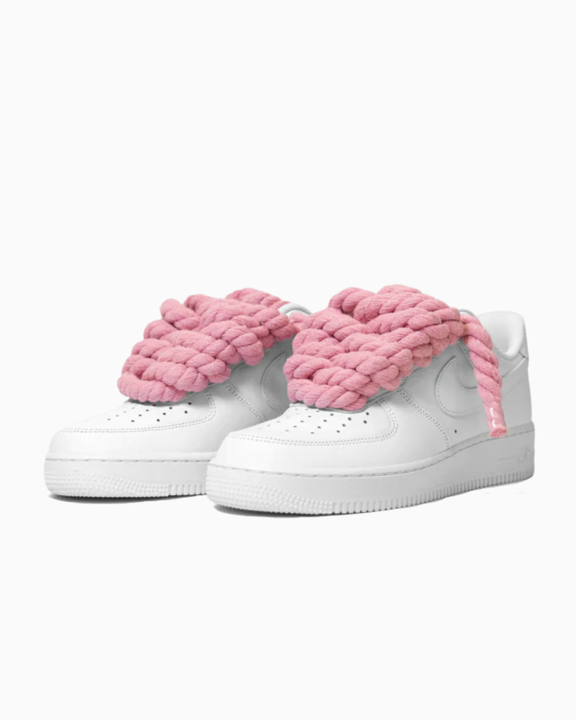 Nike Air Force 1 Rope Laces Pink