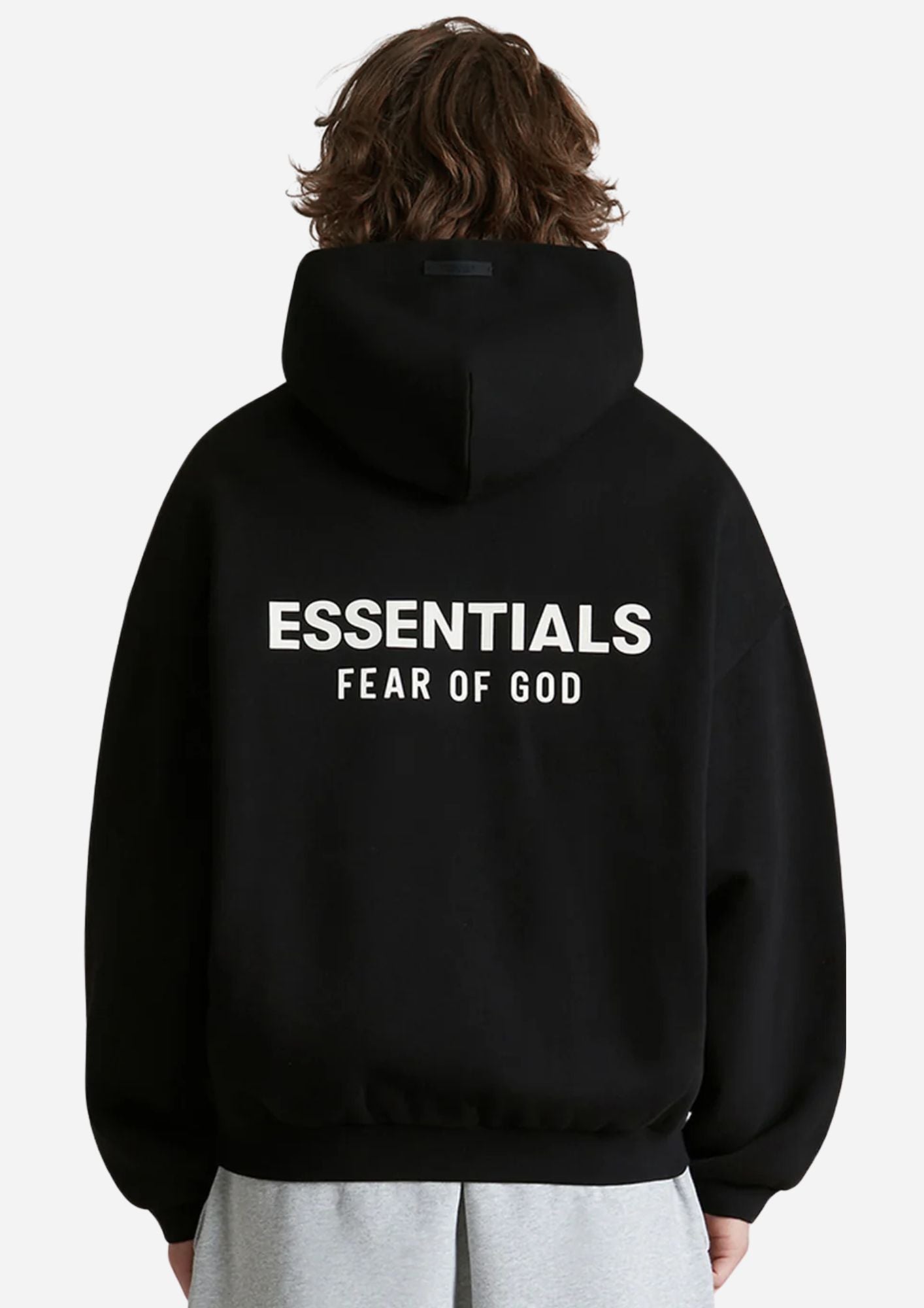 Fear of God Essentials Hoodie Fleece Black (FW24)